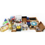 A collection of assorted Meccano and other constructional parts of varying size and type. General
