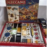 Meccano: two Meccano sets, no.5 almost complete in good original box, and  No.6 part set, along with