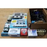 A collection of assorted power supplies and controllers to include Kato, Meccano, Fleischmann and