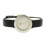 Prada - a ladies stainless steel cased Milano Saffiano Circle wristwatch, comprising a signed
