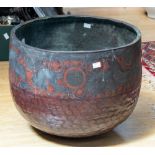 A 19th Century bronze Japanese bell, often used as a sound bowl, EDO period (1615-1868) featuring