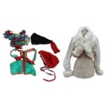 A children's Swiss national costume used for fancy dress, probably 1920/30s, with a jade brocade