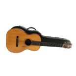 Martin guitar, 1926, with fitted case, serial no.27805, warp to neck damage....