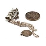 A hallmarked Thomas Sabo sterling silver pendant necklace,lenth approx 48cm,  a 'silver' stamped