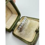 FINE 18ct GOLD 0.50ct CHANNEL SET DIAMOND ETERNITY RING