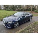 MERCEDES BENZ E 220 D AMG LINE DIESEL (2017) BLUE METALLIC