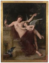 Emile Munier (1840 - 1895) Monumental Painting