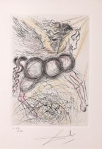 Salvador Dali - "Pegasus" - Etching