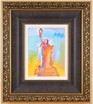Peter Max - "Statue of Liberty" - Acrylic