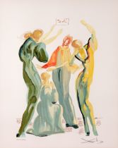 Salvador Dali - "La Danse" - Wood Engraving