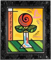 Romero Britto - "Connection XIII" - 2018 Original