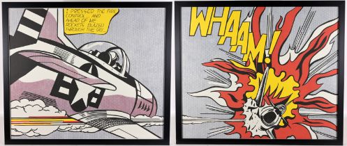 Roy Lichtenstein - "Whaam!" - Diptych