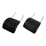 FERRARI: Two Ferrari Daytona 365 GTB/4 head rests in black leather