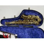 A Henri Selmer (Paris) Super Action 80 Series II Alto Saxophone, c.1991, with mother-of-pearl inlaid