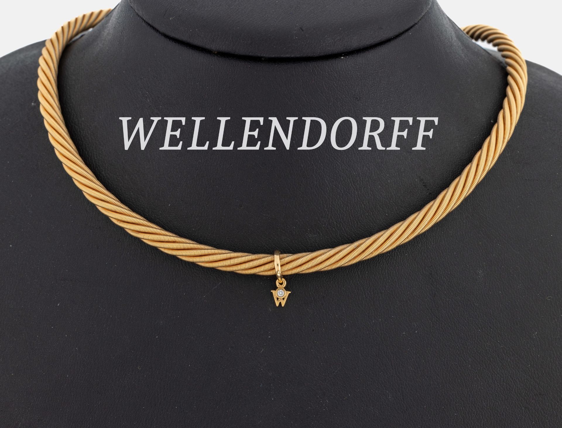 18 kt Gold WELLENDORFF Collier 'Princess', GG 750/000,