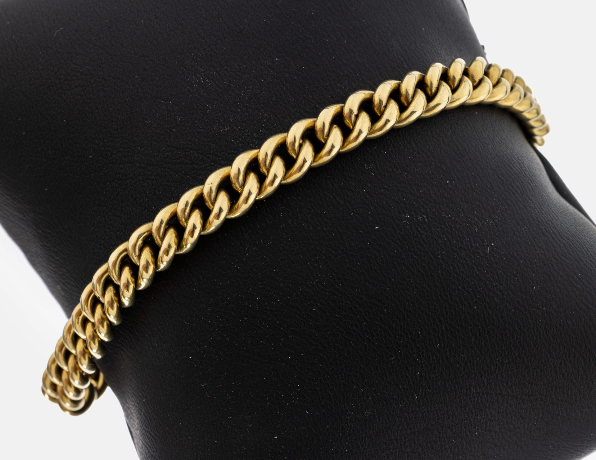 14 kt Gold Armband, GG 585/000, L. ca. 18.5cm,