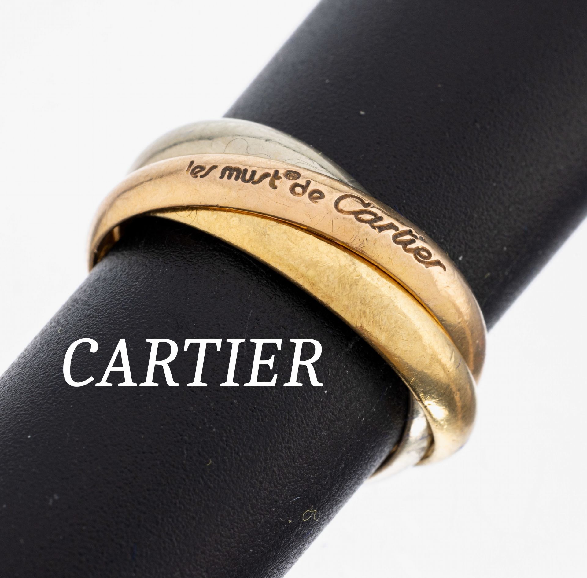 18 kt Gold le must de CARTIER Ring, GG/WG/RG 750/000,