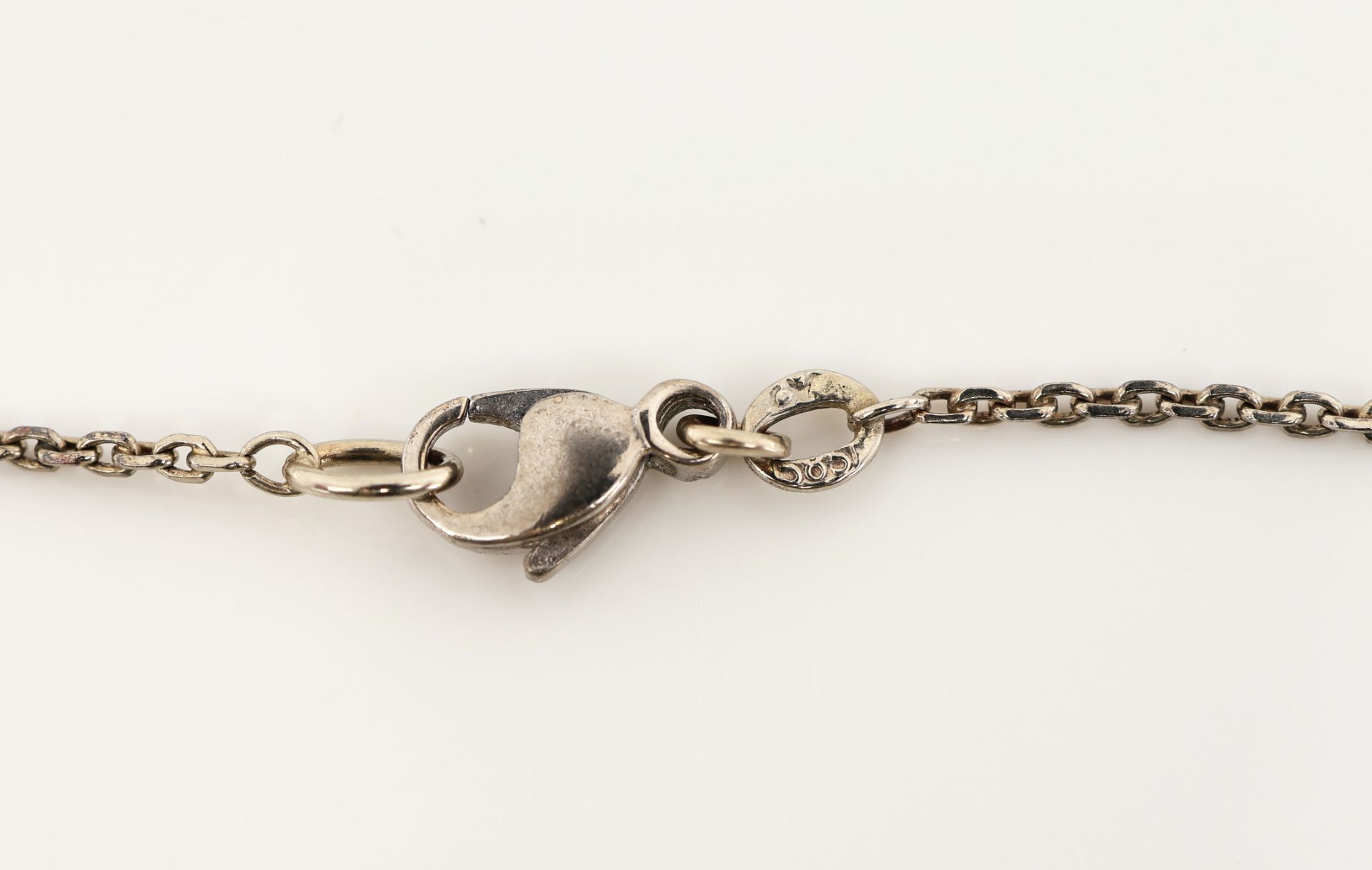 14 kt Gold Diamant-Anhänger, um 1920, WG 585/000 - Bild 4 aus 4