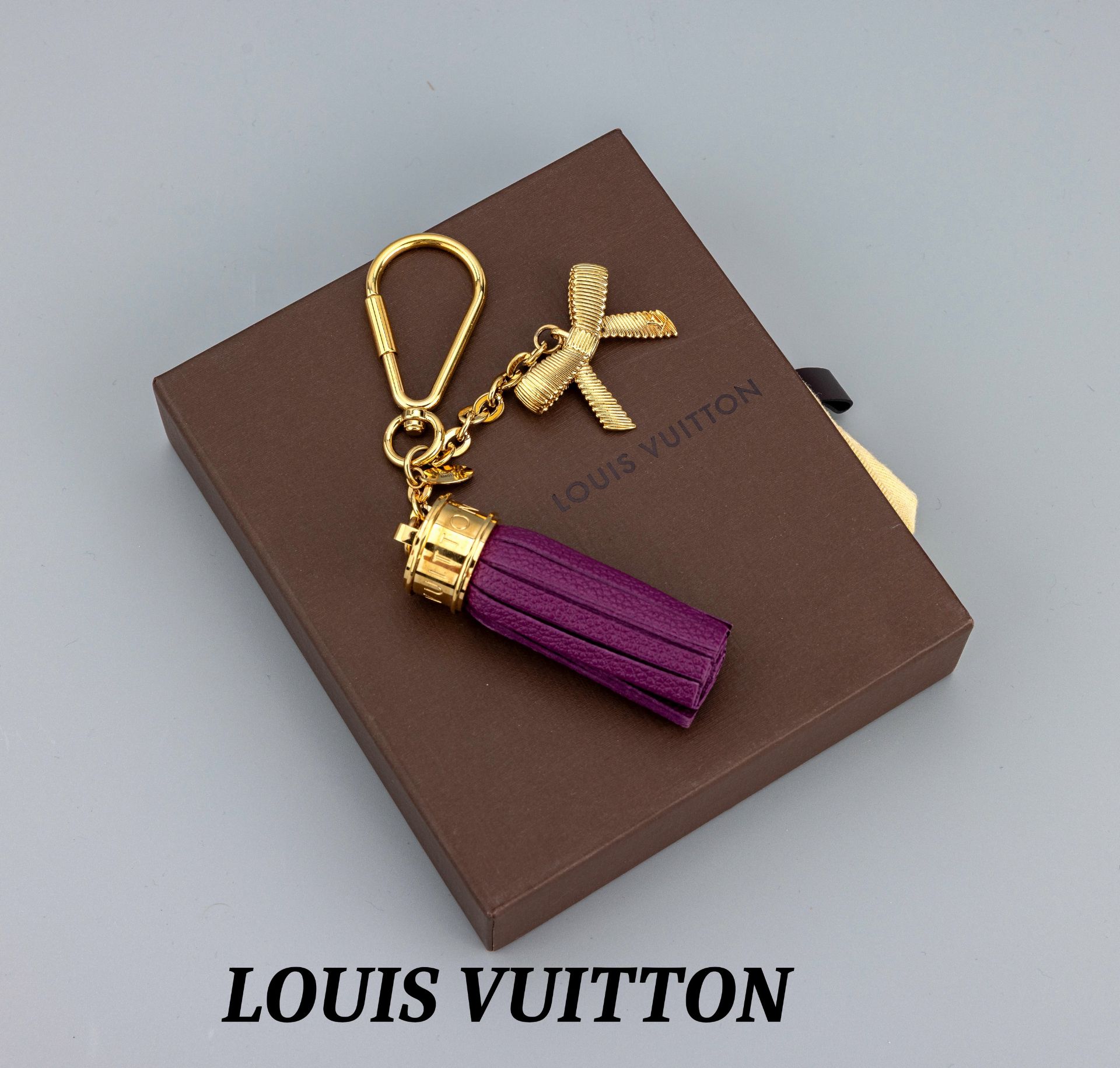 LOUIS VUITTON Charm Taschen-/Schlüsselanhänger, Metall