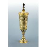 Deckelpokal im Barockstil, Hanau um 1900, Silber