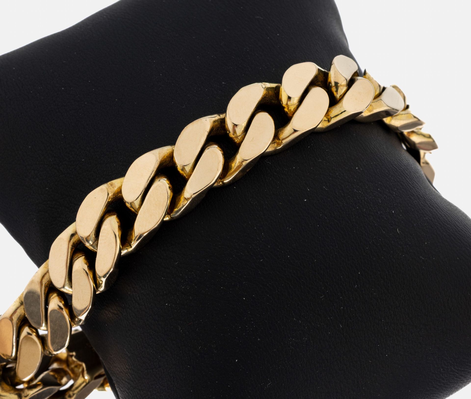 14 kt Gold Armband, GG 585/000, schwere qualitätvolle