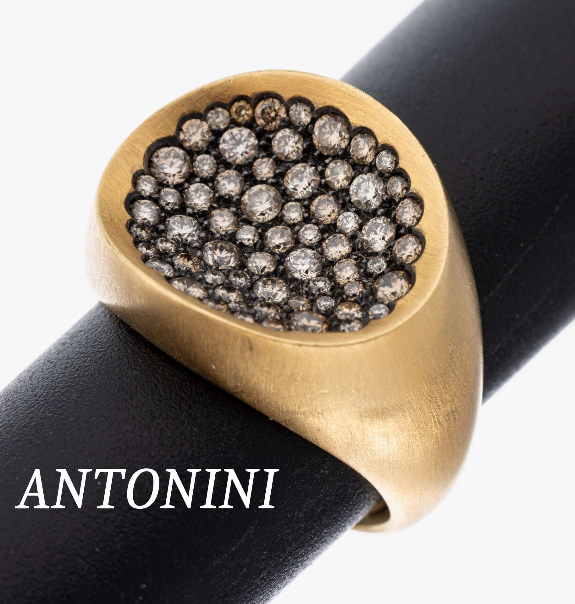 18 kt Gold ANTONINI MATERA Brillant-Ring, GG 750/000,
