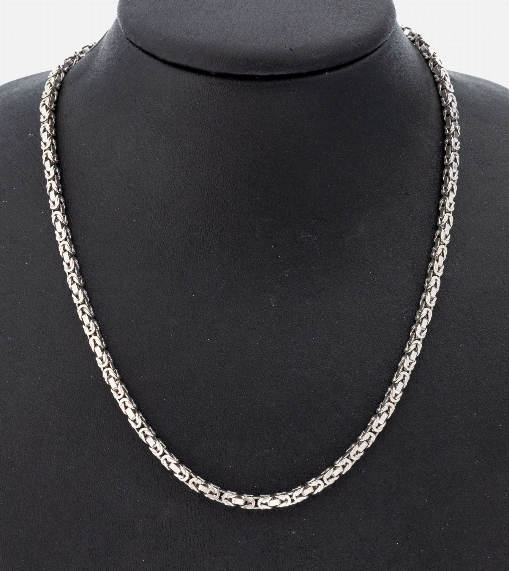 14 kt Gold Königskette, WG 585/000, L. ca. 92 cm,