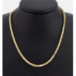 14 kt Gold Königskette, GG 585/000, L. ca. 90 cm,