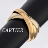18 kt Gold les must de CARTIER Ring, GG/WG/RG 750/000,