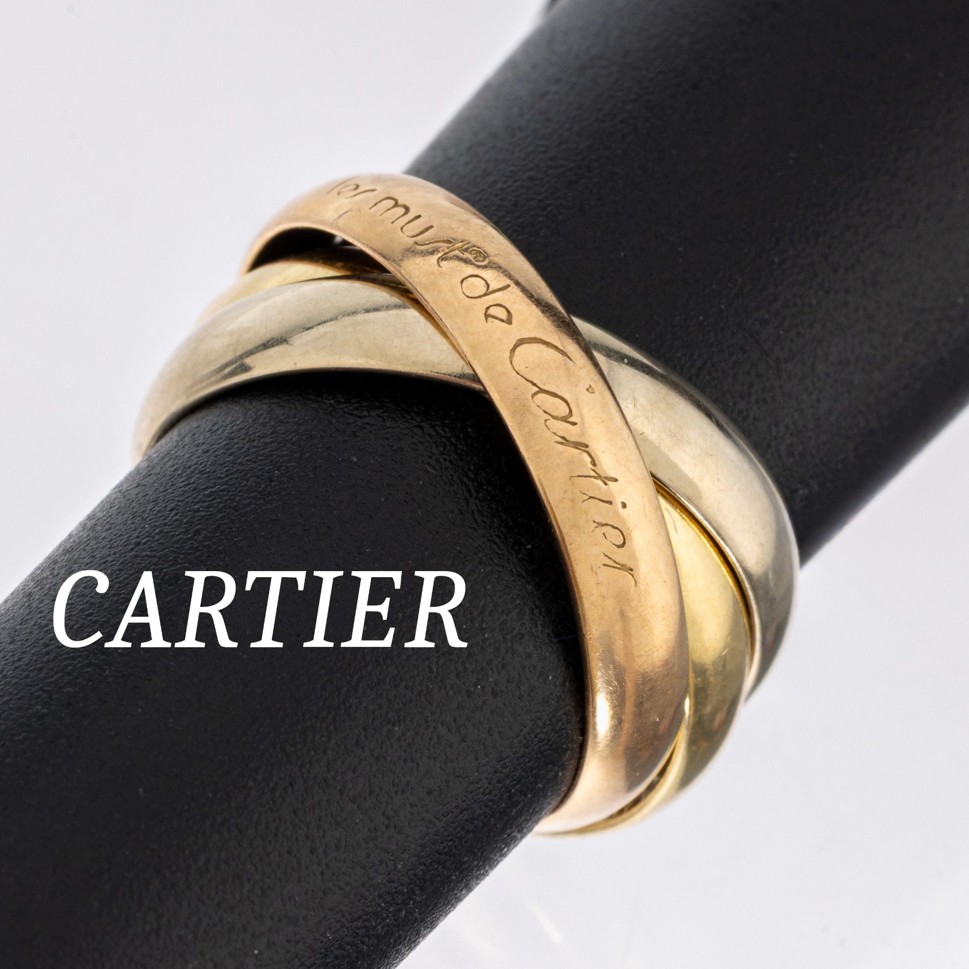 18 kt Gold les must de CARTIER Ring, GG/WG/RG 750/000,