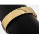 14 kt Gold Armreif, GG 585/000 gepr., gefüllt, D. ca. 6.5