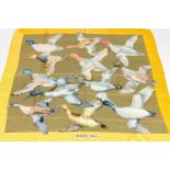 HERMES Seidencarree, 100% Seide, 'Sauvagineen vol',