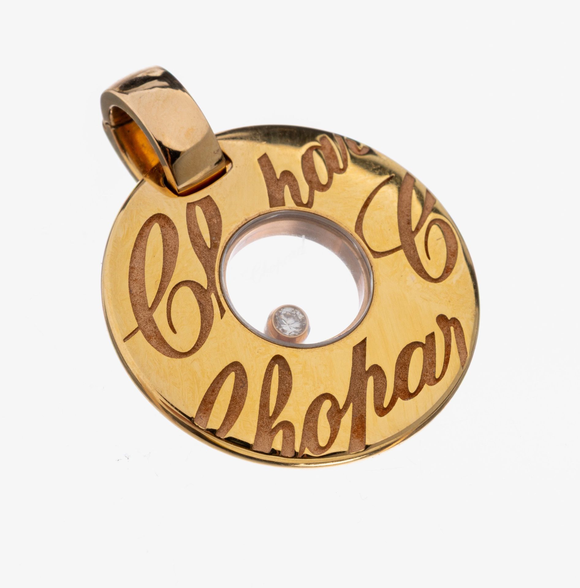 18 kt Gold CHOPARD Brillant-Anhänger, GG 750/000,