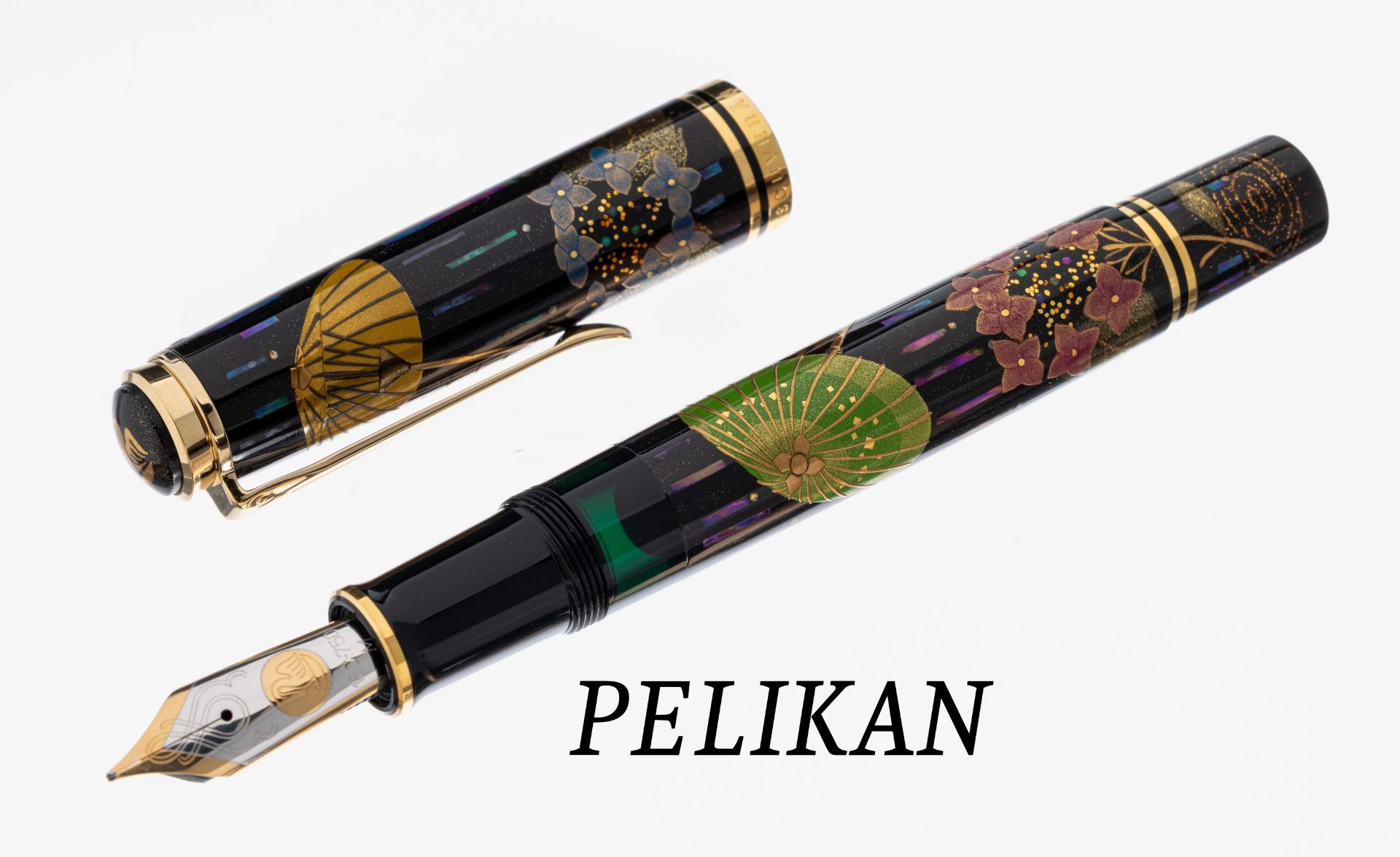 PELIKAN Kolbenfüller, 'Japanese Umbrella', limitierte