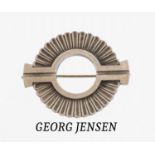 GEORG JENSEN Brosche, Dänemark nach 1945, 925er Silber,