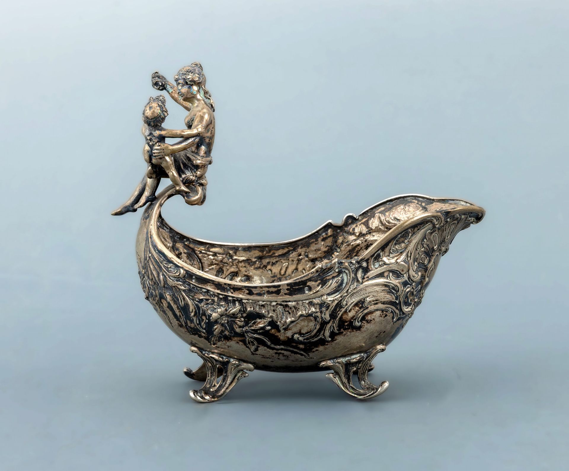 Kleine Jardiniere, deutsch, wohl Hanau, um 1890-1900, - Bild 3 aus 3