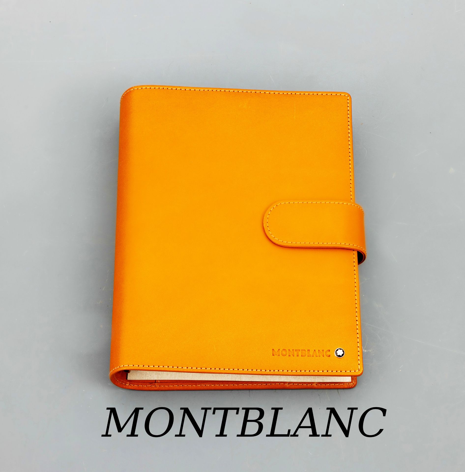 MONTBLANC Organizer, cognacf. Leder, Made in Germany, DIN