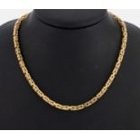 18 kt Gold Königskette, GG 750/000, D. ca. 3.75 cm, L. ca.