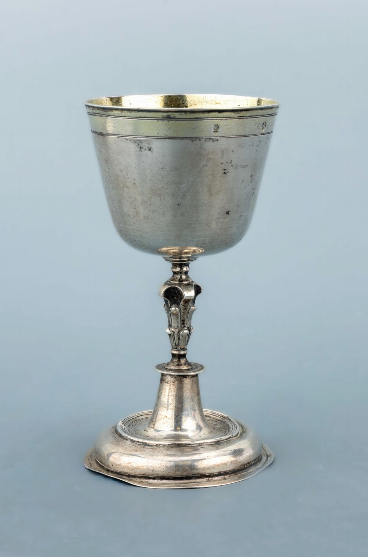 Trinkpokal, Augsburg 1693-1698, 12-Lot Silber, eleganter