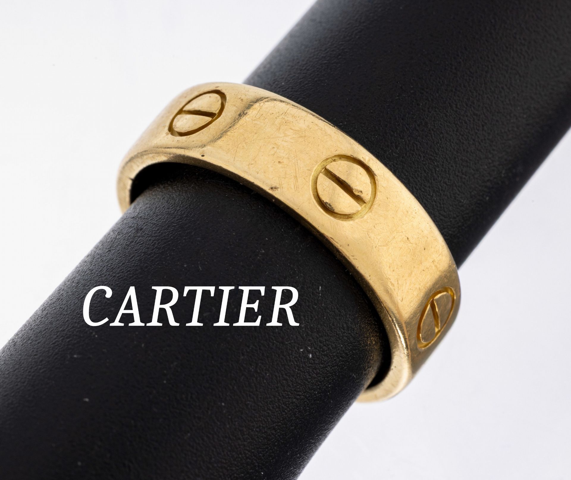 18 kt Gold CARTIER Ring Love, GG 750/000, sign. und num.,