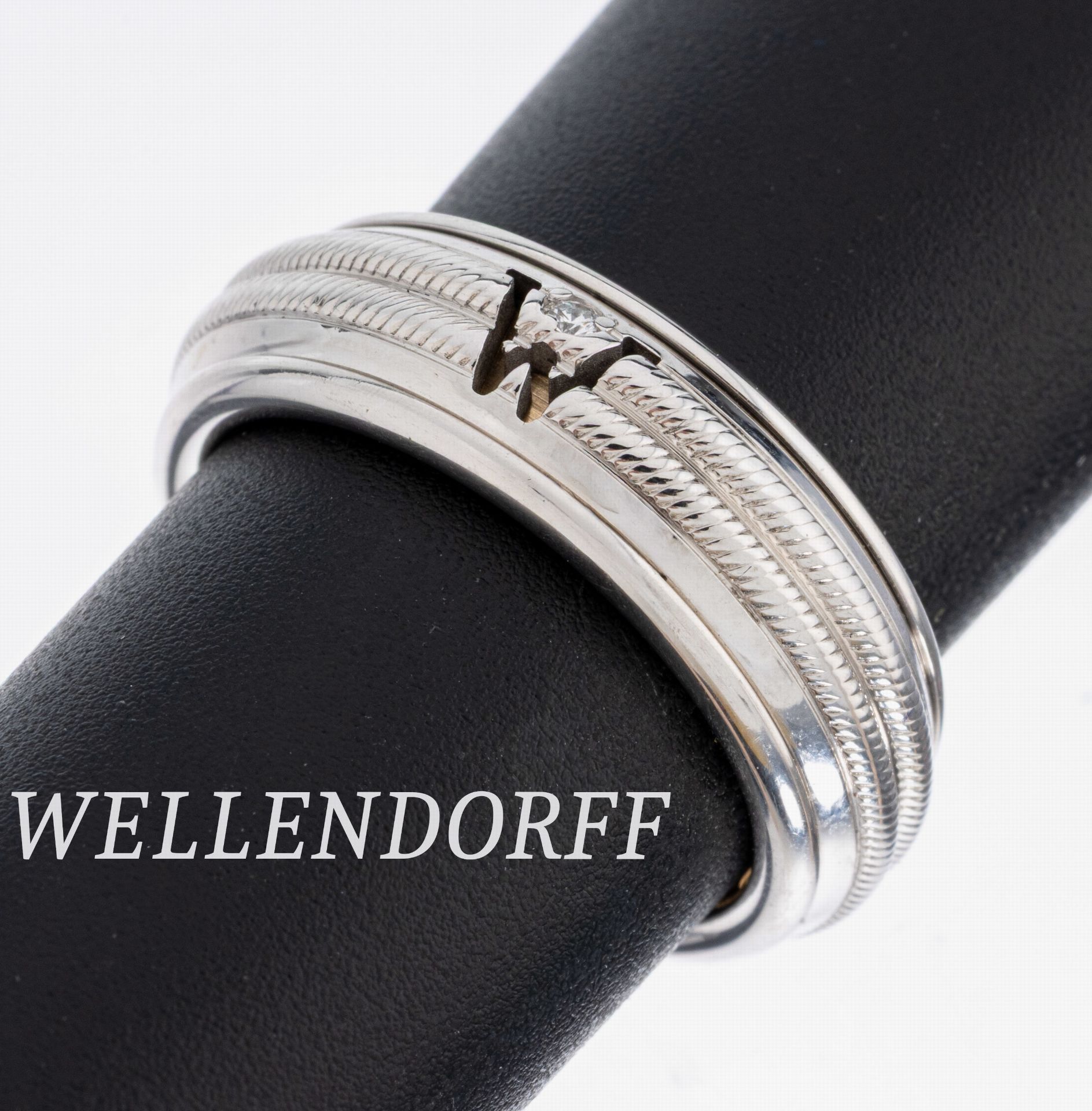 18 kt Gold WELLENDORFF Brillant-Ring, GG/WG750/000,