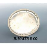 Großes Tablett, deutsch um 1900-1910, 800erSilber,