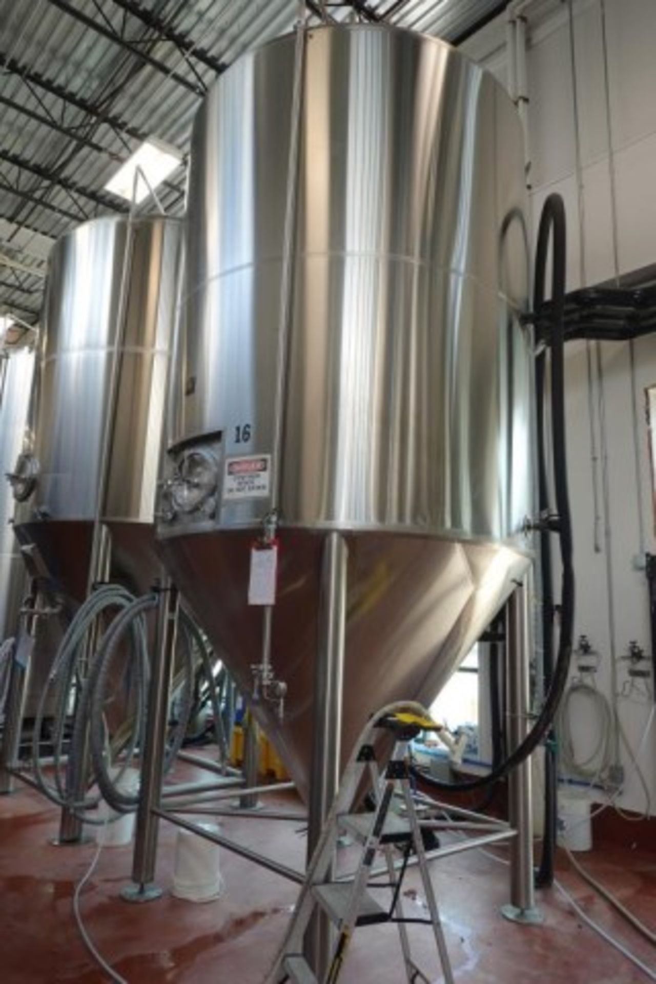 120 BBL SS Fermenter Tank - Image 6 of 10