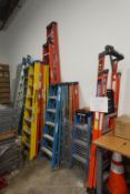Lot of Various Ladders.