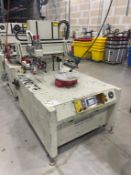 Auto Tran 1 Color Screen Printer with Rotary Table