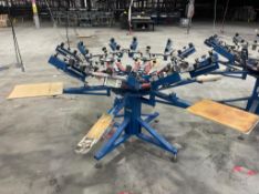 M&R Sidewinder 6/6 Screen Printing Press