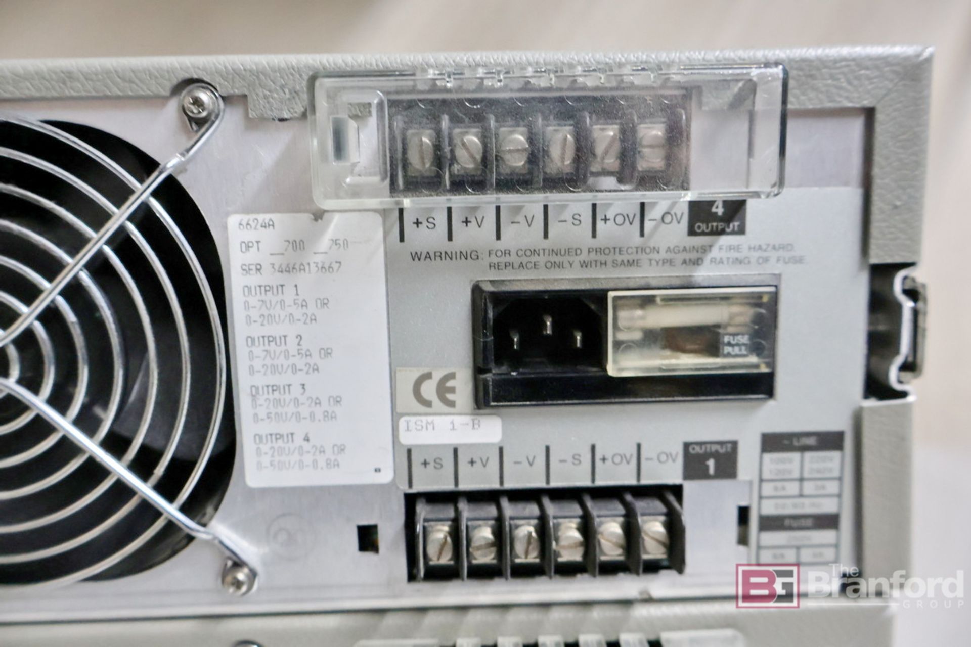 (2) Agilent/Hewlett Packard 6624A System DC Power Supplies