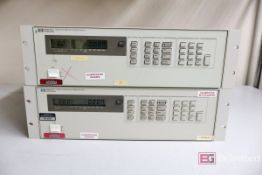 (2) Hewlett Packard 6624A & 6621A System DC Power Supplies