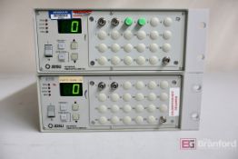 (2) JDSU SB1C10041+27AF000FA & SB1C10021+27XF000FA Fiber Optic Switches