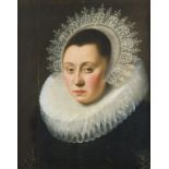 PAULUS MOREELSE | PORTRAIT EINER DAME MIT SPITZENHAUBE